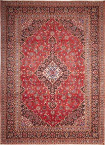Kashan Tappeto persiano 410 x 300 Rosso (Iran) Annodato A Mano