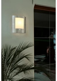 EGLO 88144 - Applique da esterno con sensore CITY 1xE27/15W