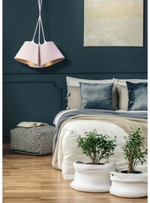 Duolla - Lampadario a sospensione con filo TWIGGY 3xE27/40W/230V diametro 60 cm bianco