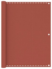 Paravento Da Balcone Terracotta  120x500 Cm İn Hdpe /