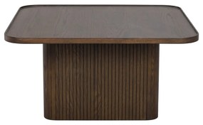Tavolino marrone scuro in rovere ø 80 cm Sullivan - Rowico