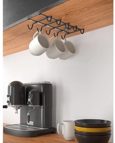 Portabicchieri sospeso nero Lava My Mug - Metaltex