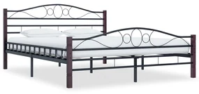 Giroletto nero in metallo 200x200 cm