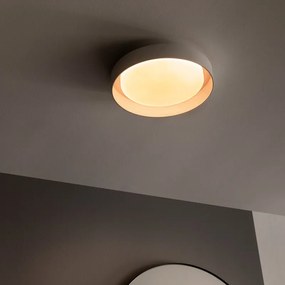 Plafoniera LED Malai Ø 30 cm bianco IP44 cct da bianco caldo al bianco neutro, 1700 lumen INSPIRE