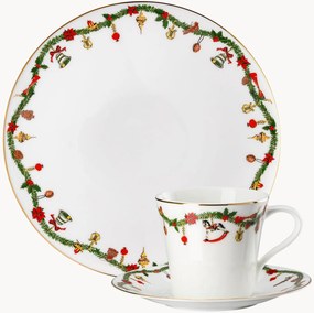 Set di 3 stoviglie natalizie Nora