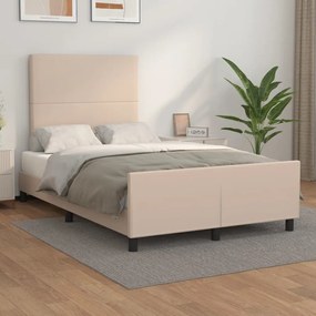 Giroletto Con Testiera Cappuccino 120x200 Cm İn Similpelle /