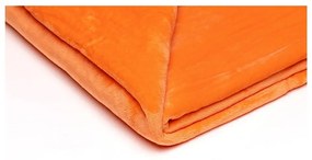 Coperta in micropile arancione, 150 x 200 cm - My House