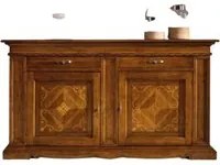 Madia credenza in legno 2 porte arte povera bassano 210x53x115