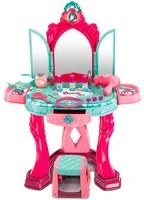 Specchiera Giocattolo per Bambini 78x51x34 cm con Luci Suoni e Accessori Rosa