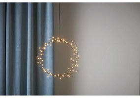 Decorazione luminosa nera con motivo natalizio ø 24 cm Nike - Star Trading