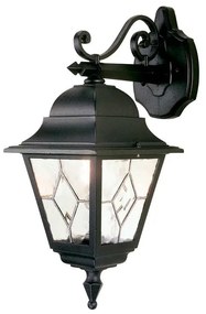 Applique classico chic da esterno NR2-BLK nero IP43 1X E27 ELSTEAD