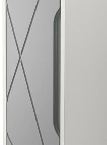 Colonna bagno sospesa 30x150 Furore verde salvia con ripiani interni