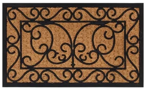 Zerbino Rettangolare 45x75 Cm İn Gomma E Fibra Di Cocco /