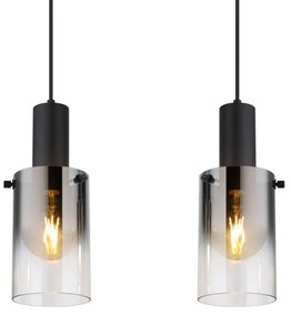 Globo 15907-4H - Lampadario a sospensione con filo FLORENTINA 4xE27/40W/230V nero