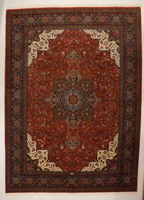 Tabriz Tappeto 410x300 (Iran) Annodato A Mano