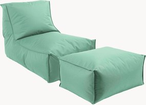Poltrona sacco da esterno con pouf e coperture protettive Der Sundowner
