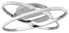 Apparecchio da soffitto a LED in argento Lane - Reality