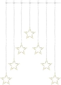 Tenda luminosa natalizia LED 70xLED/3,6W 567x125 cm bianco caldo