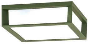 Orion - Lampada da esterno HENRY 2xE27/15W/230V 26x26 cm IP44 verde