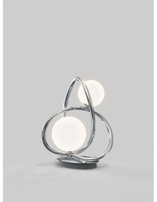 Wofi 8014-207 - Lampada da tavolo LED NANCY 2xG9/3,5W/230V cromo lucido