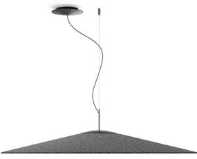 Luceplan - Koinè Acoustic Lampada a Sospensione 2700K Ø110 Anthracite Luceplan