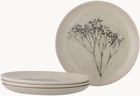 Set di 4 piatti da colazione fatti a mano Bea