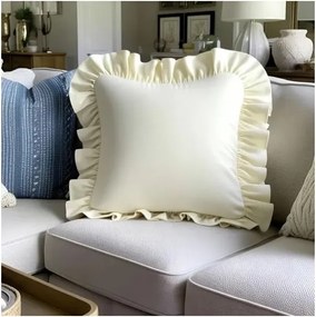 Federa decorativa in misto cotone 40x40 cm Ruffled – Mila Home
