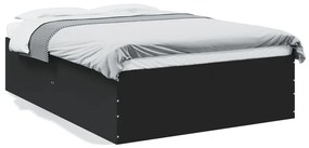 Giroletto nero 135x190 cm in legno multistrato