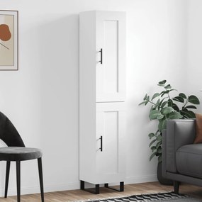 Credenza Bianca 34,5x34x180 Cm İn Legno Multistrato /