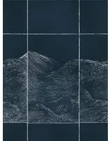 Coordonne Carta da parati panoramica Waves Metallics - Silver