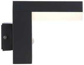 Globo 34186WS - Lampada LED da esterno con sensore OSKARI LED/9,5W/230V IP44