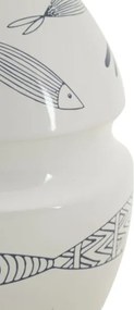 Vaso Ceramica Fish Cm Ø 15X24