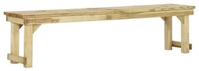 Panchina da giardino 180 cm in legno di pino impregnato