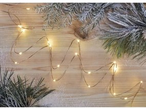 Catena natalizia LED 20xLED/2,4m bianco caldo