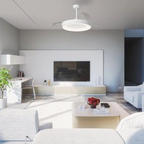 Ventilatore da soffitto NISEKO bianco , D. 61.5 cm MANTRA
