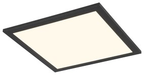 Plafoniera LED nera 29,5x29,5 cm Beta - Trio