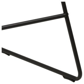 Sgabello da bar nero (altezza della seduta 76 cm) Tina – Actona