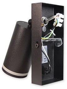 Faretto da parete 1xGU10/35W/230V nero