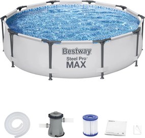 Piscina Bestway con pompa - piscina fuori terra - 305x76 cm - bianca