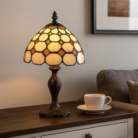 Rabalux 8072 - Lampada da tavolo Tiffany in vetro colorato MARVEL 1xE14/40W/230V