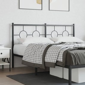 Testiera İn Metallo Nero 150 Cm /