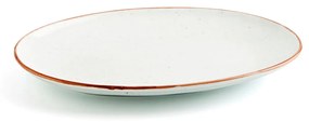 Teglia da Cucina Ariane Terra Ovale Ceramica Beige (Ø 32 cm) (6 Unità)