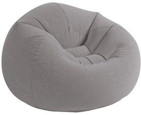 Poltrona sacco gonfiabile Intex beanless bag' grigio 114x114x71 cm - cod. 68579np