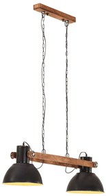 Lampada A Sospensione Industriale 25 W Nera 109 Cm E27 /