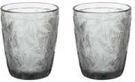 Set 2 bicchieri vetro grigio Oasi