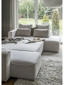 Divano letto angolare crema (a U) Homely Tommy - Miuform