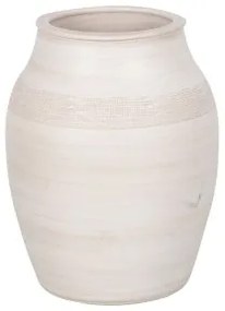 Vaso Crema Ceramica 30 x 30 x 35 cm