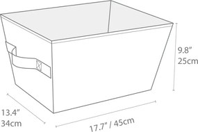 Cestino portaoggetti 34,5x45x25 cm Soft Storage - Bigso Box of Sweden