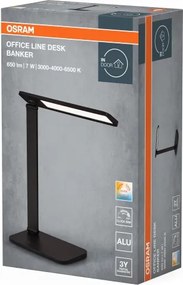 Osram - Lampada da scrivania LED dimmerabile OFFICE LINE LED/7W/230V nera
