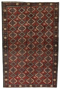 Kurdi Tappeto 260 x 170 Rosso (Iran) Annodato A Mano